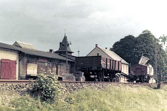Am Endbahnhof in Oberheinsdorf