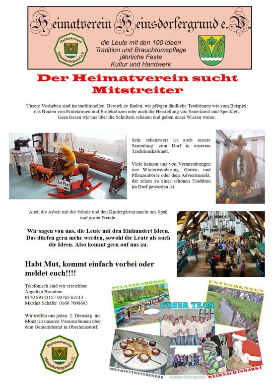 Plakat zur Mitgliedersuche. Text des Bildes steht unter diesem Bild