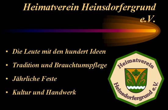 Heimatverein stellt sich kurz vor, mit Logo