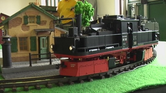 Nahansicht Modellbahn