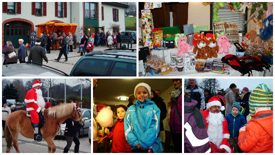 Collage Adventsmarkt